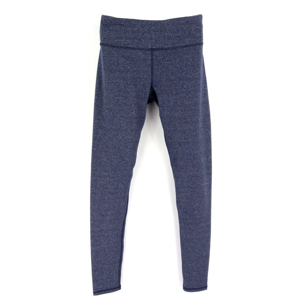 Kyodan Activewear Leggings Womens Size XS Blue Heathered Stretch Polyester Blend